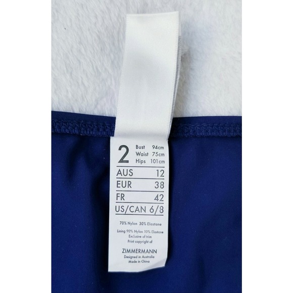 ZIMMERMANN AUSTRALIA SEPARATES SCULPT SKINNY BIKINI BREIF BOTTOM AU-12 / US-6/8 - Picture 6 of 8